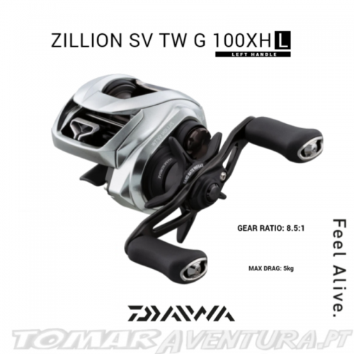 Carreto Baitcasting Daiwa Zillion SV TW G 100XHL