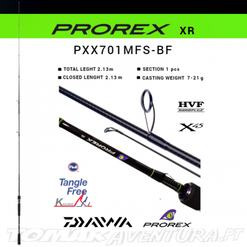 Cana de Spinning Daiwa Prorex RX 701MFS