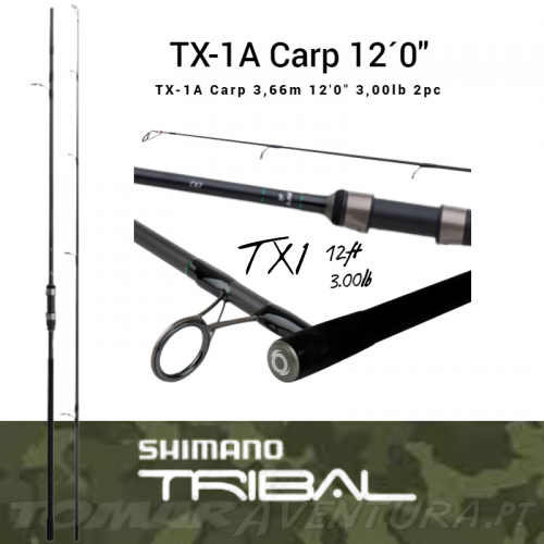  Shimano TX-1A Carp 12ft 3,0 lbs 3,66m 2pc
