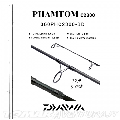 Daiwa Phantom C2300-BD 3,60m 3,0lbs