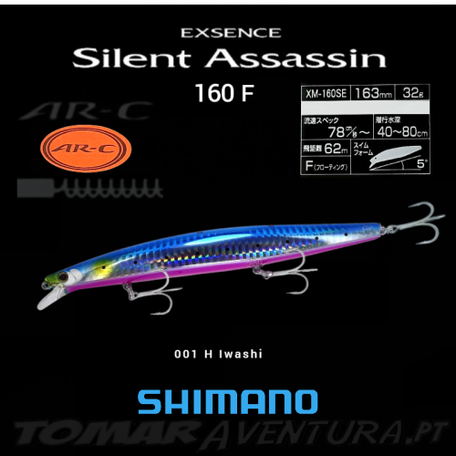 Amostra Shimano EXSENCE Silent Assassin 160 AR-C