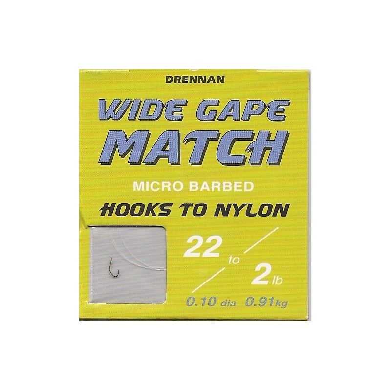 Anzois Empatados Drennan Wide Gape Match