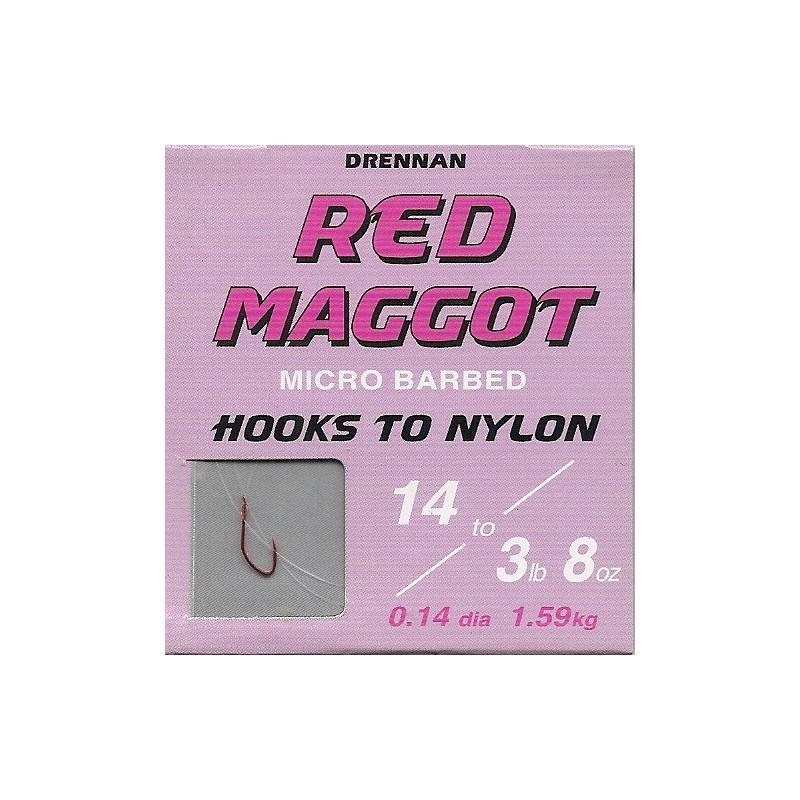 Anzois Empatados Drennan Red Maggot