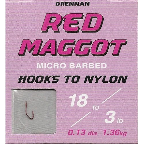 Anzois Empatados Drennan Red Maggot