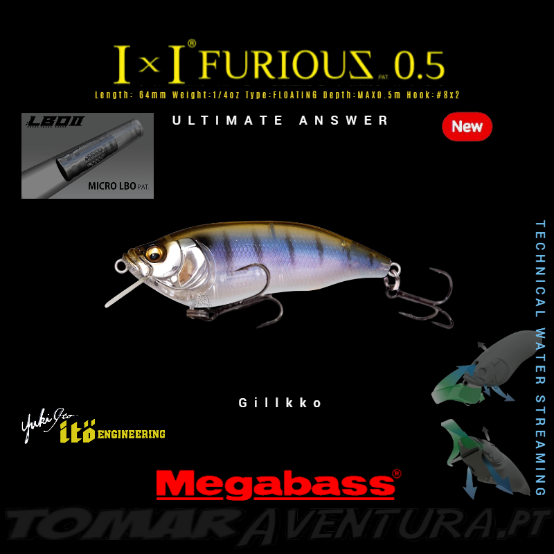 Megabass IxI Furious Model 0,5
