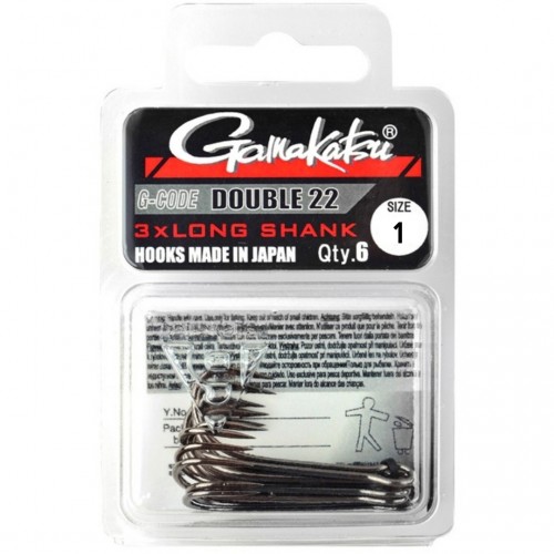 Anzois Duplos Gamakatsu Double 22