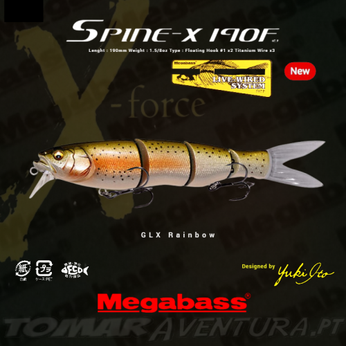 Swimbait Megabass Spine-X 190F