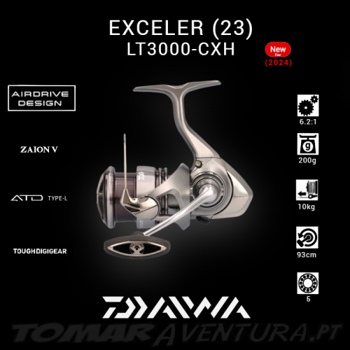 Daiwa Exceler 23 LT 3000-CXH