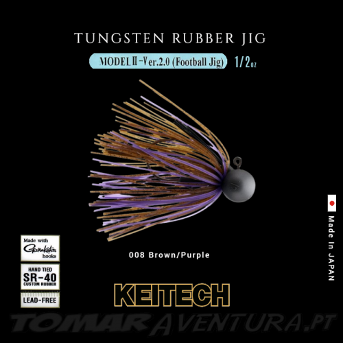 Keitech Tungsten Rubber Jig - MODEL II 