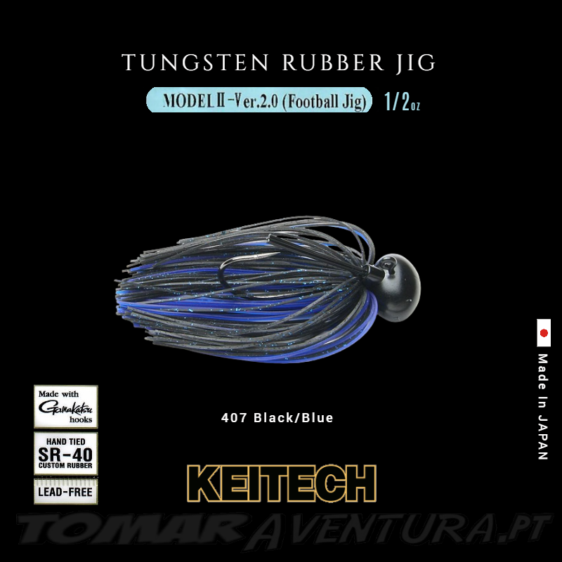Keitech Tungsten Rubber Jig - MODEL II 