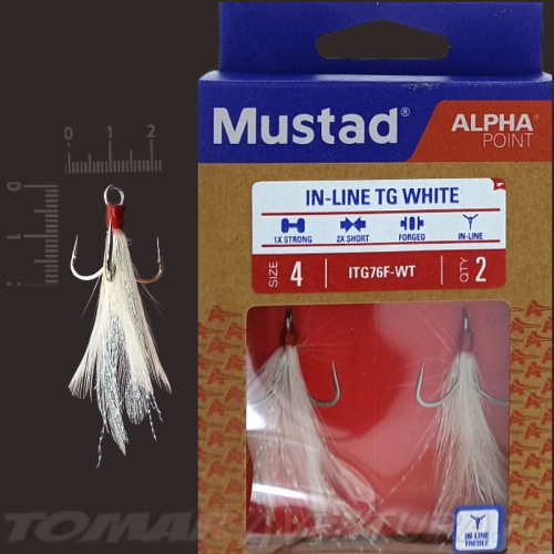 Fatexa Mustad Alpha Point In-Line TG White