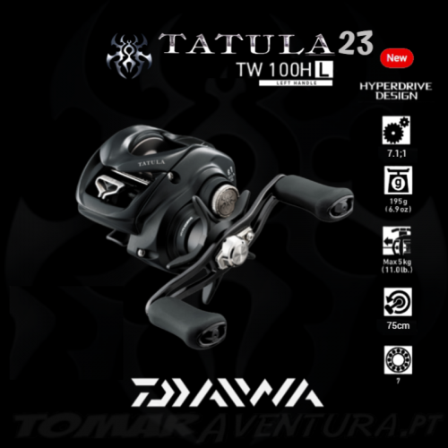 Carreto Baitcasting Daiwa Tatula 23 TW 100HL