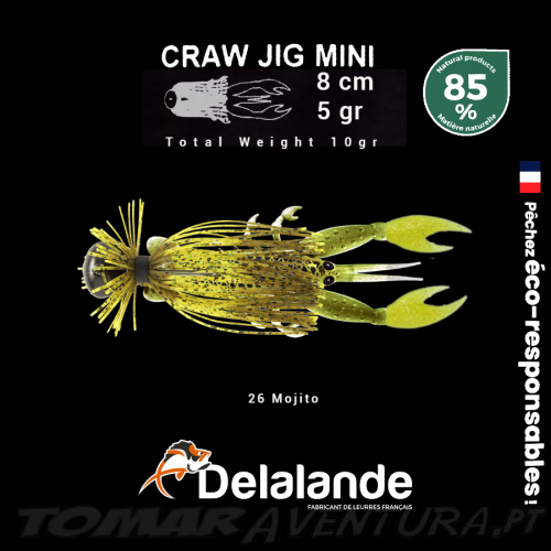 Delalande Bass Craw Jig 8cm