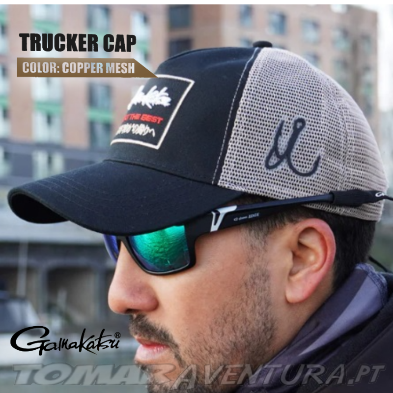 Chapeu Gamakatsu Truker Cap - Copper Mesh