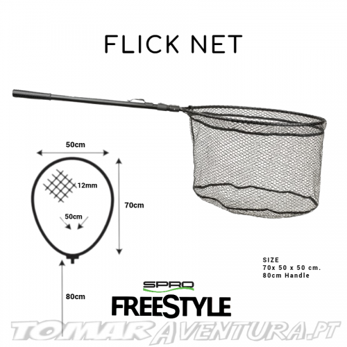 Camaroeiro Spro FreeStyle Flick Net 70x50x50cm