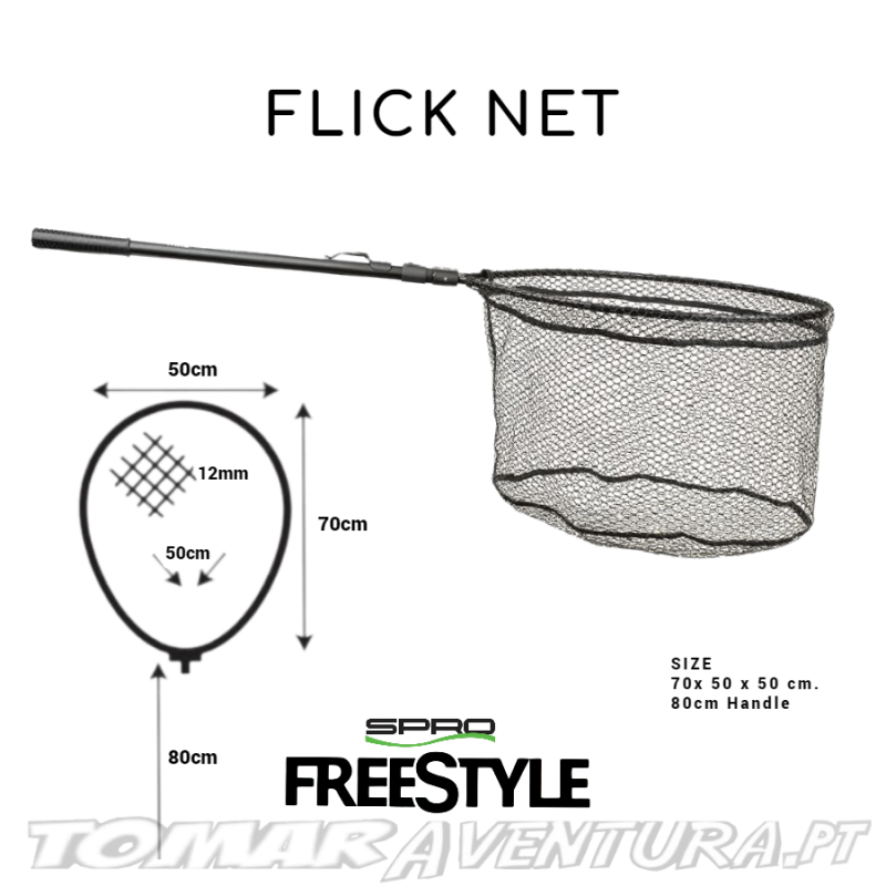 Camaroeiro Spro FreeStyle Flick Net 70x50x50cm