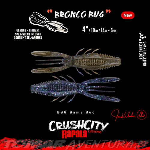 Rapala Crushcity Bronco Bug 4"