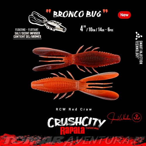 Rapala Crushcity Bronco Bug 4"