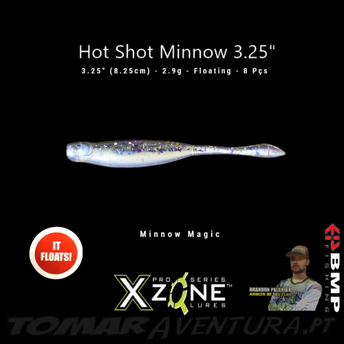 X Zone Hot Shot Minnow 3,25"