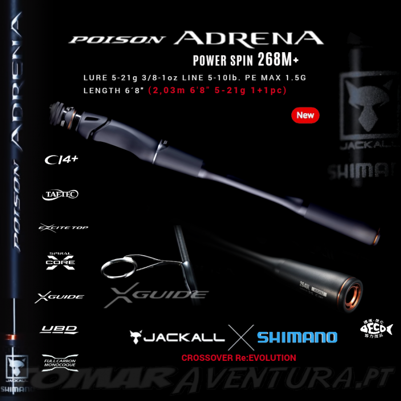 Jackall shimano Poison Adrena