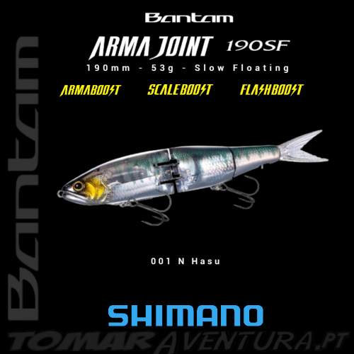 Shimano Bantam ARMAJOINT 190SF FlashBoost