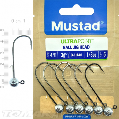 Mustad Ball Jig Head Ultrapoint  Blister
