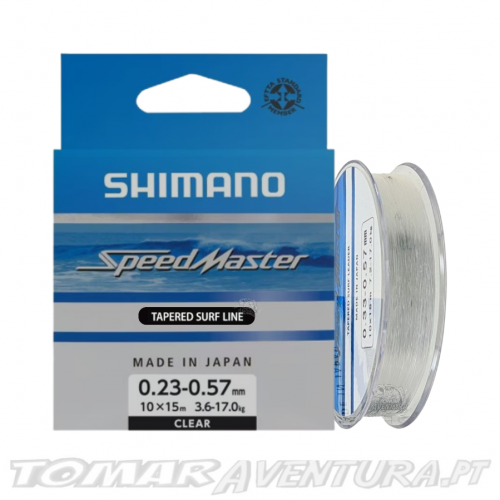 Shimano SpeedMaster Tapered Shock Leader Surfcasting Clear