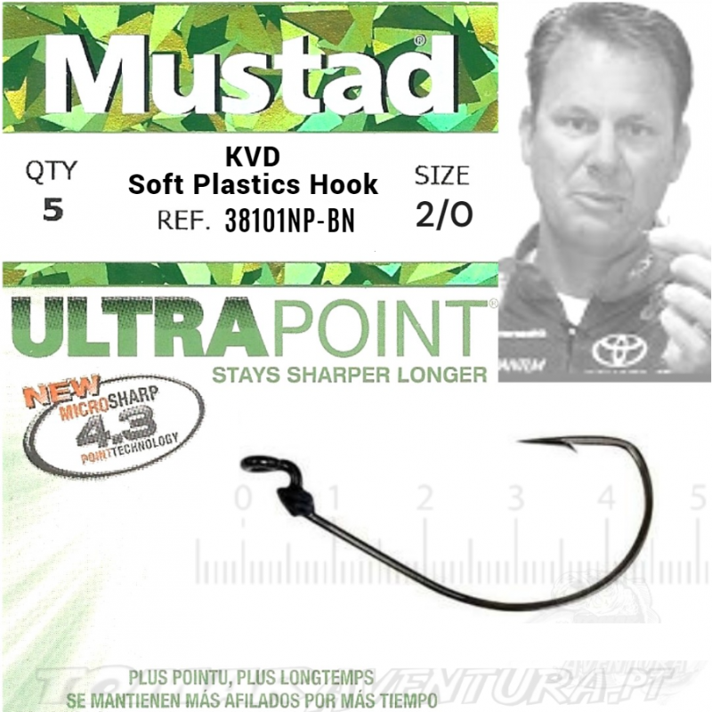 Anzol Mustad Grip-Pin Big Mouth