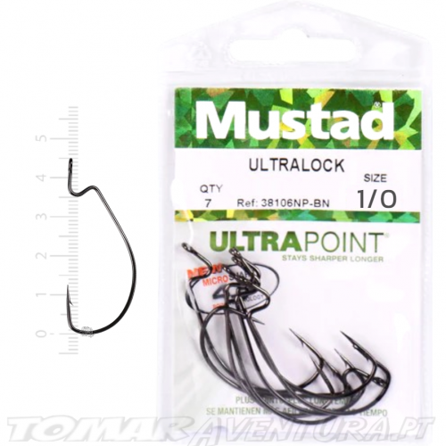 Anzois Mustad Ultra Lock Soft Plastics Hook