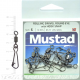 Mustad Rolling Swivel Round Eye With Hook Snap