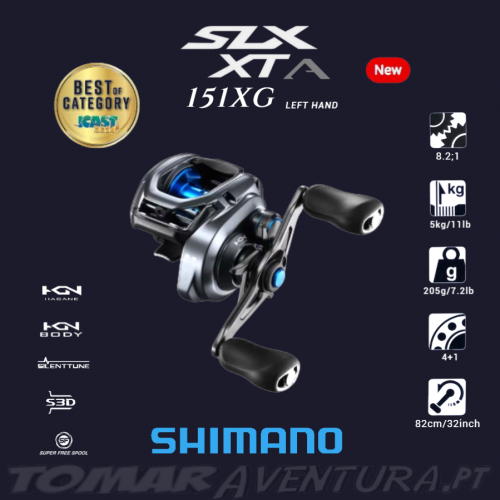 Carreto Baitcasting Shimano SLX XT A 151XG