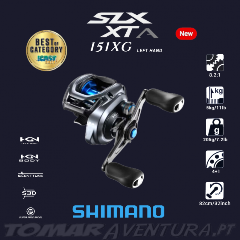 Carreto Baitcasting Shimano SLX XT A 151XG