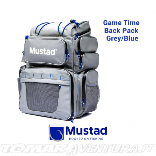 Mustad Mochila Game Time Back Pack Grey/Blue