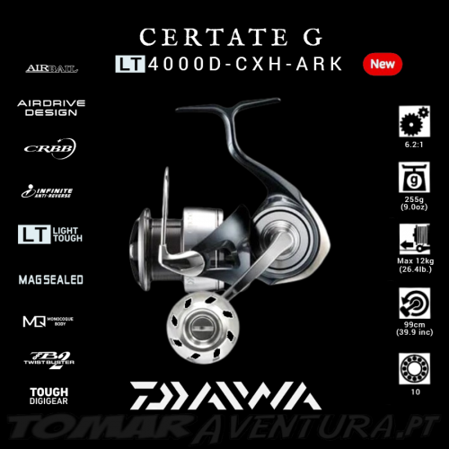 Daiwa CERTATE G 24 LT4000DCXH ARK Spinning Reel