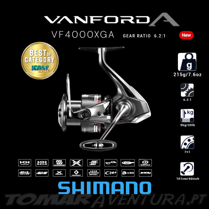 Carreto Spinning Shimano Vanford FA 4000XGA