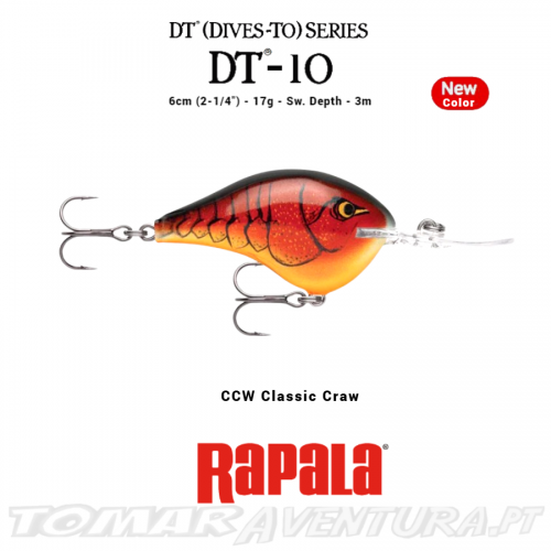 Amostra Rapala DT-10