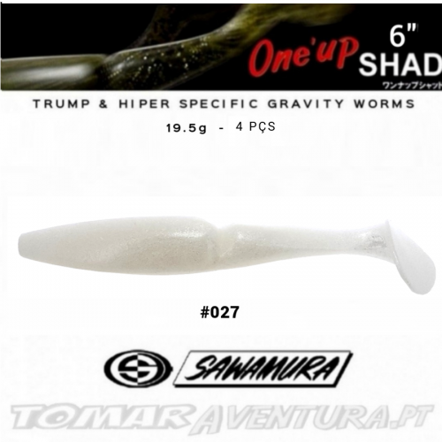 Amostra Sawamura One´up Shad 6"