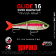 Swimbait Rapala Glide 16 Super Shad Rap