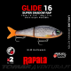 Swimbait Rapala Glide 16 Super Shad Rap