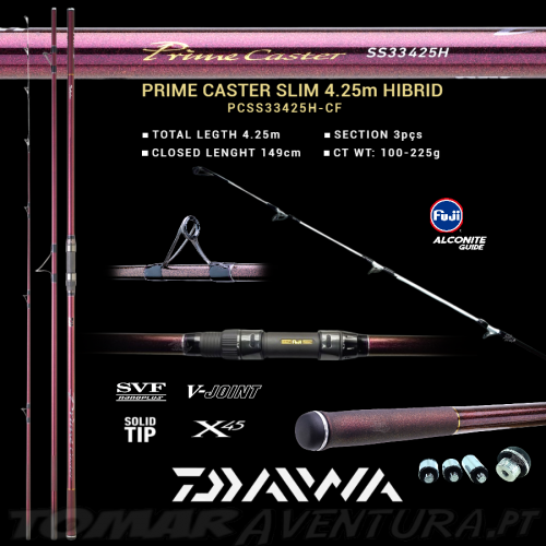 Cana Daiwa PRIME CASTER SLIM SS33 425H CF