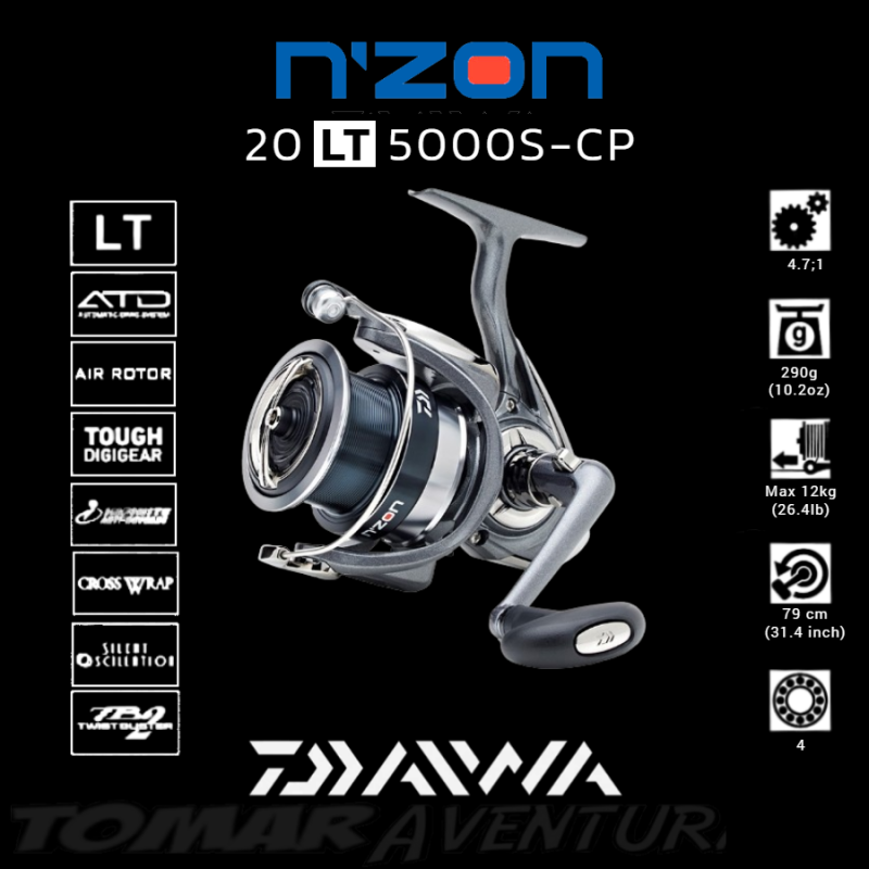 Carreto Daiwa N´Zon 20 LT 5000S-CP