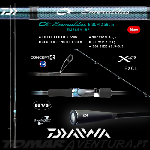 Daiwa Emeraldas EM E 86M-BF 2,59 m - 7-21 g