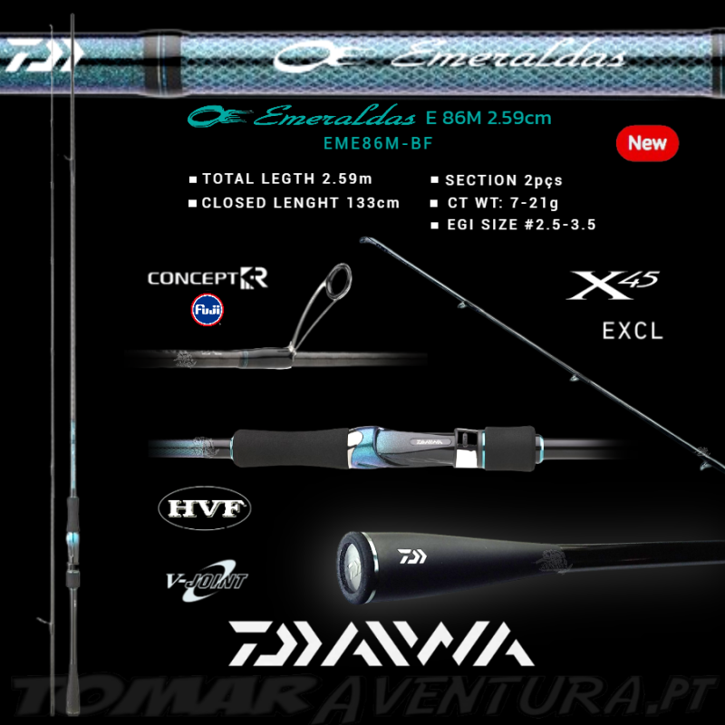 Daiwa Emeraldas EM E 86M-BF 2,59 m - 7-21 g