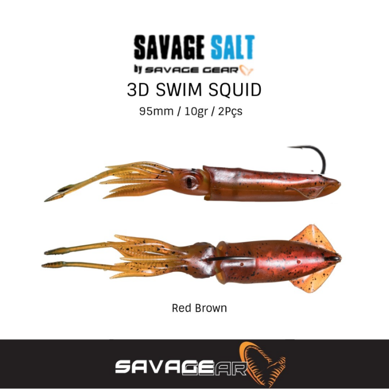Amostra Savage Gear Swim Squid 95