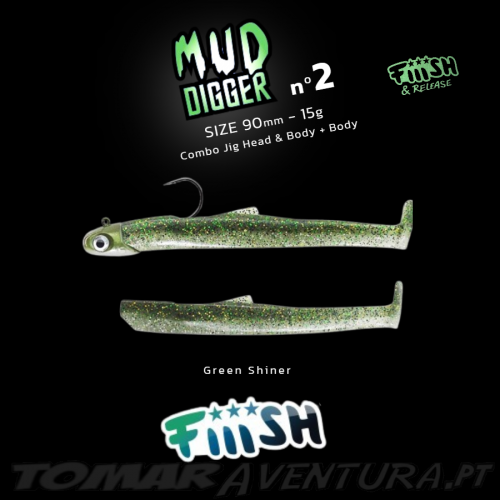Fiiish Mud Digger Nº2 90mm 15g Combo
