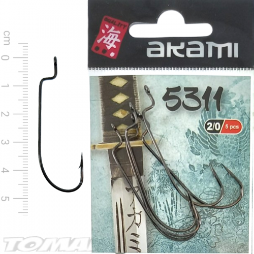 Anzois Vega Antrax Offset Worm 957