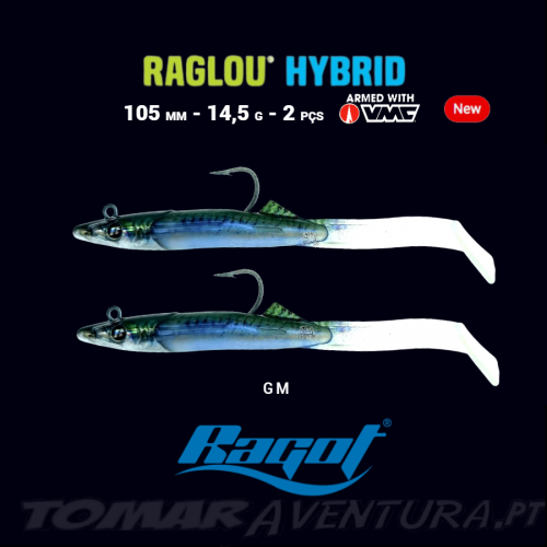Ragot Raglou Hybrid 105mm Blister 2pçs