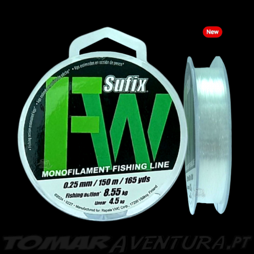 Linha Sufix FW Clear Mono 150m