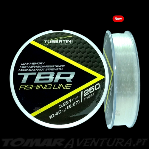 Linha Tubertini TBR Fishing Line Clear 250m