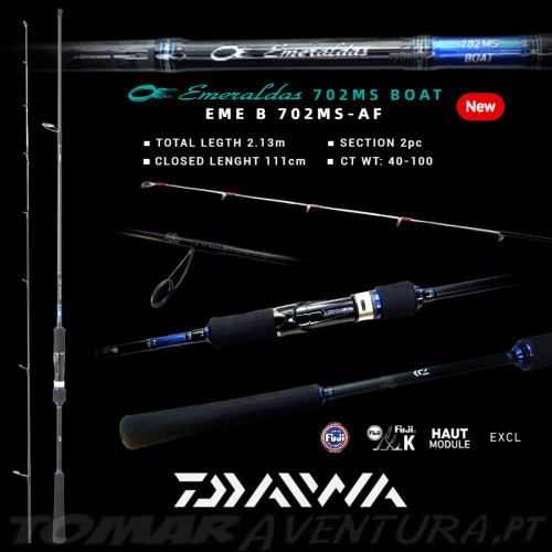 Cana Daiwa Emeraldas Boat 702MS-AF 2,13m - 40-100g
